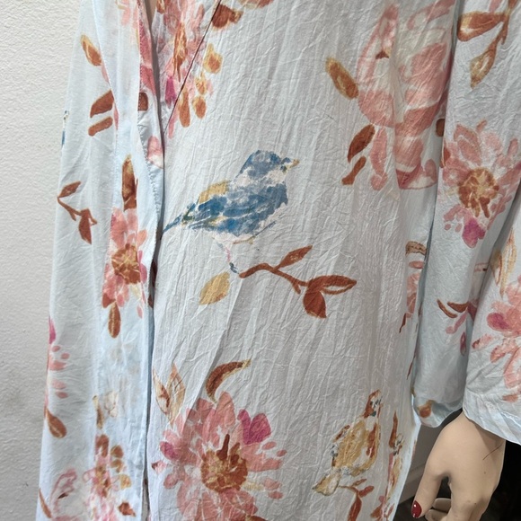Plum pretty sugar Floral Print Kimono with Bird - Picture 13 of 16
